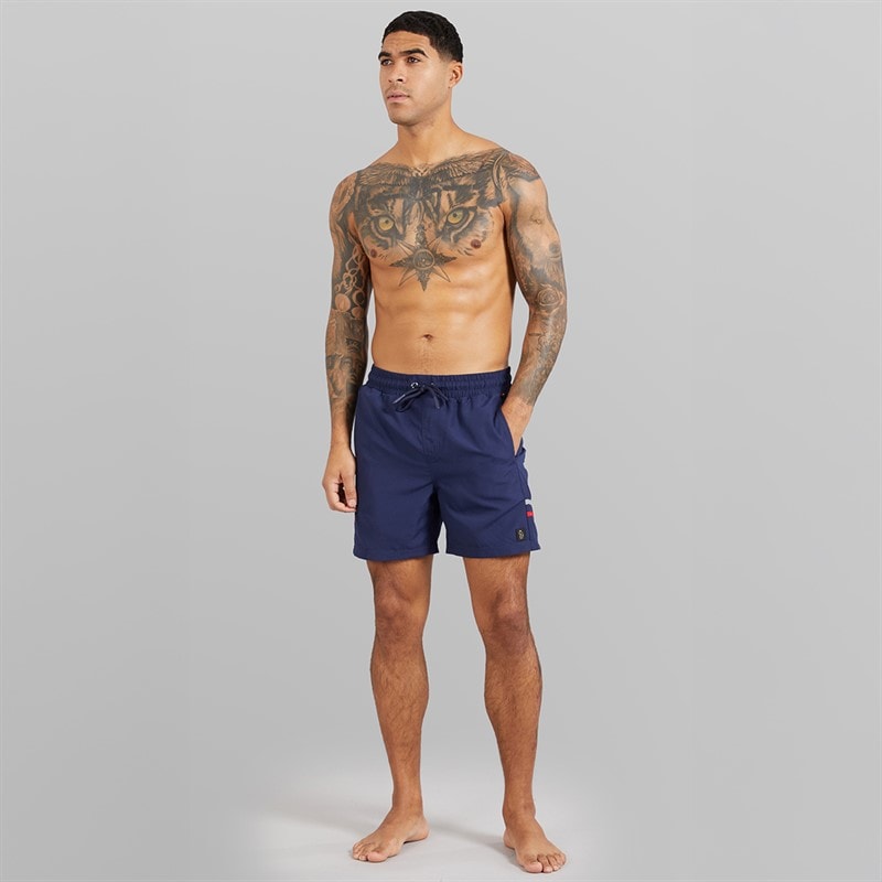 LUKE 1977 Mens Tapehead 2500 Swim Shorts Navy - Image 3