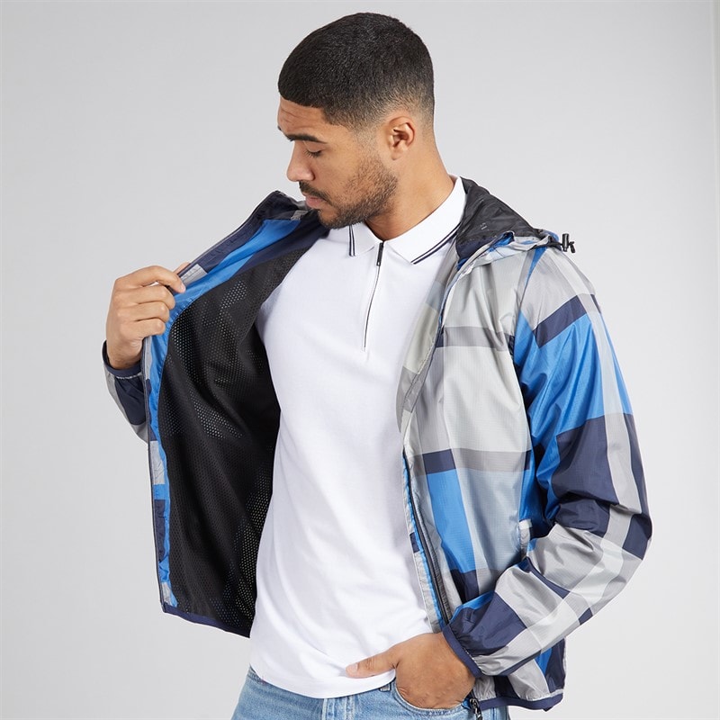 LUKE 1977 Mens Garnedd 1000 Jacket Navy/Ice Grey/Delf - Image 3