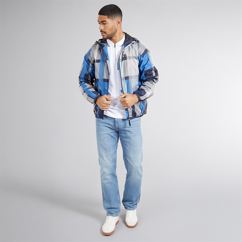 LUKE 1977 Mens Garnedd 1000 Jacket Navy/Ice Grey/Delf - Image 4
