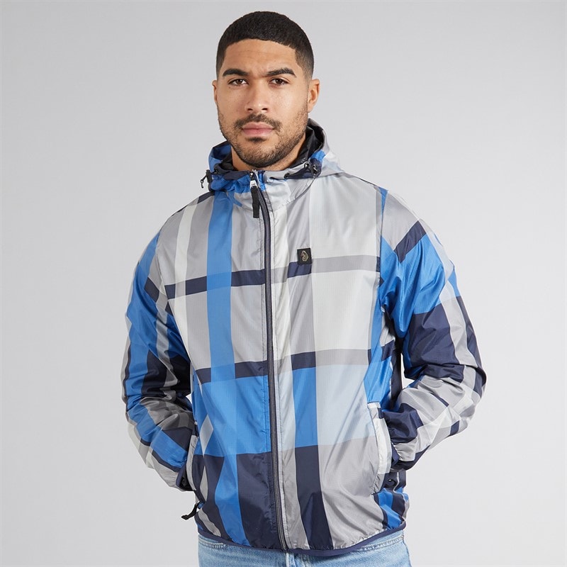 LUKE 1977 Mens Garnedd 1000 Jacket Navy/Ice Grey/Delf - Image 5