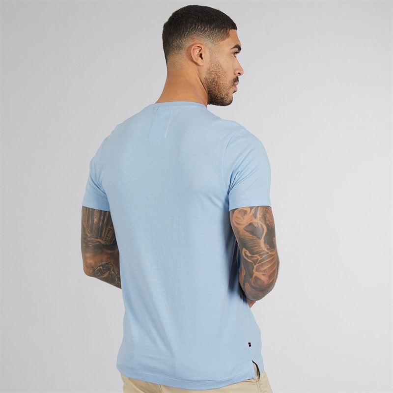 LUKE 1977 Mens Nashville 2500 T-Shirt Sky Blue Skyblue - Image 2