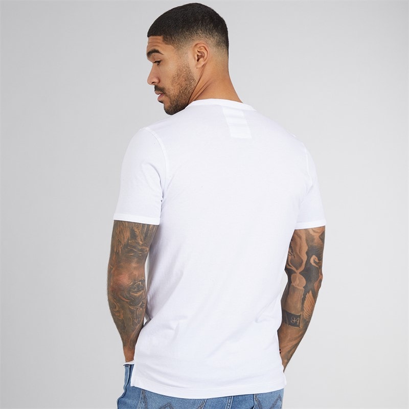 LUKE 1977 Mens Ciruella 2500 T-Shirt White - Image 2