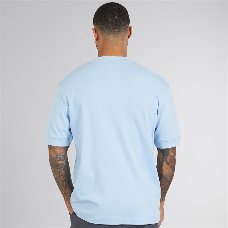 LUKE 1977 Mens Dapper Schnapper T-Shirt Skyblue - Image 2