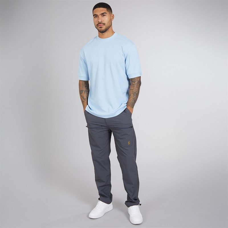 LUKE 1977 Mens Dapper Schnapper T-Shirt Skyblue - Image 3