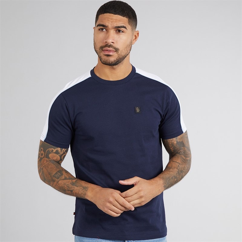 LUKE 1977 Mens Ciruella 2500 T-Shirt Navy - Image 1