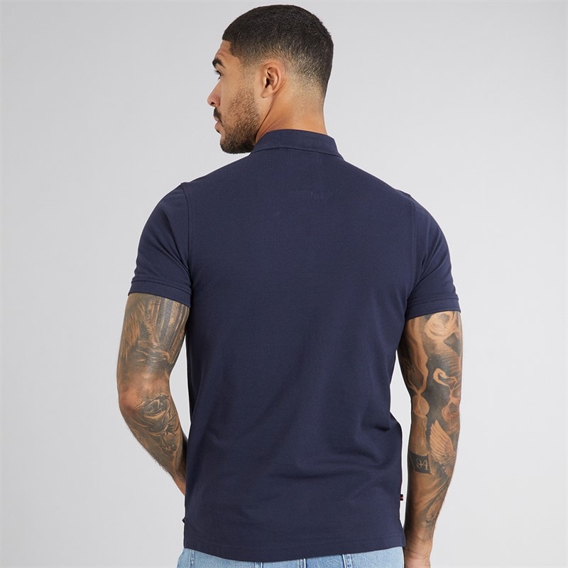 LUKE 1977 Mens Williams 2500 Polo Shirt Navy - Image 2