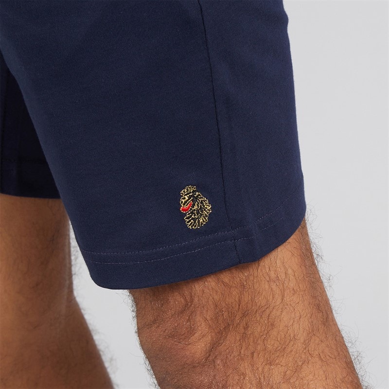 LUKE 1977 Mens Trousersnake T-Shirt And Shorts Set Dark Navy - Image 5