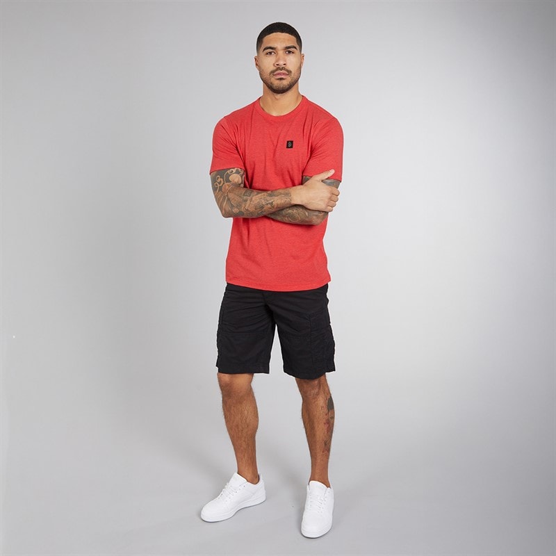 LUKE 1977 Mens Ciruella 2500 T-Shirt Marina Red - Image 4