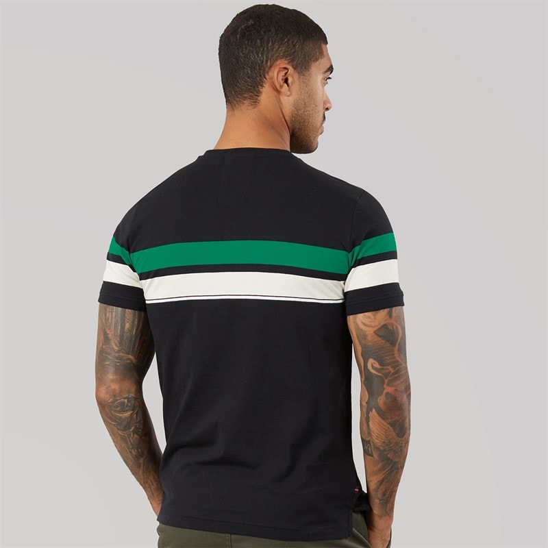 LUKE 1977 Mens Brazilia YD T-Shirt Black/Ultramarine - Image 2
