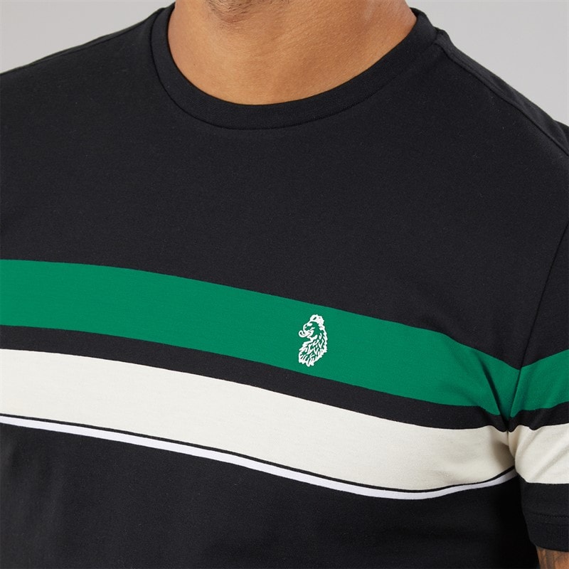 LUKE 1977 Mens Brazilia YD T-Shirt Black/Ultramarine - Image 3