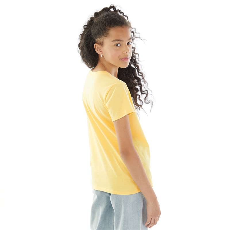 Levi's Girls Short Sleeve Graphic T-Shirt Yellow - Image 2
