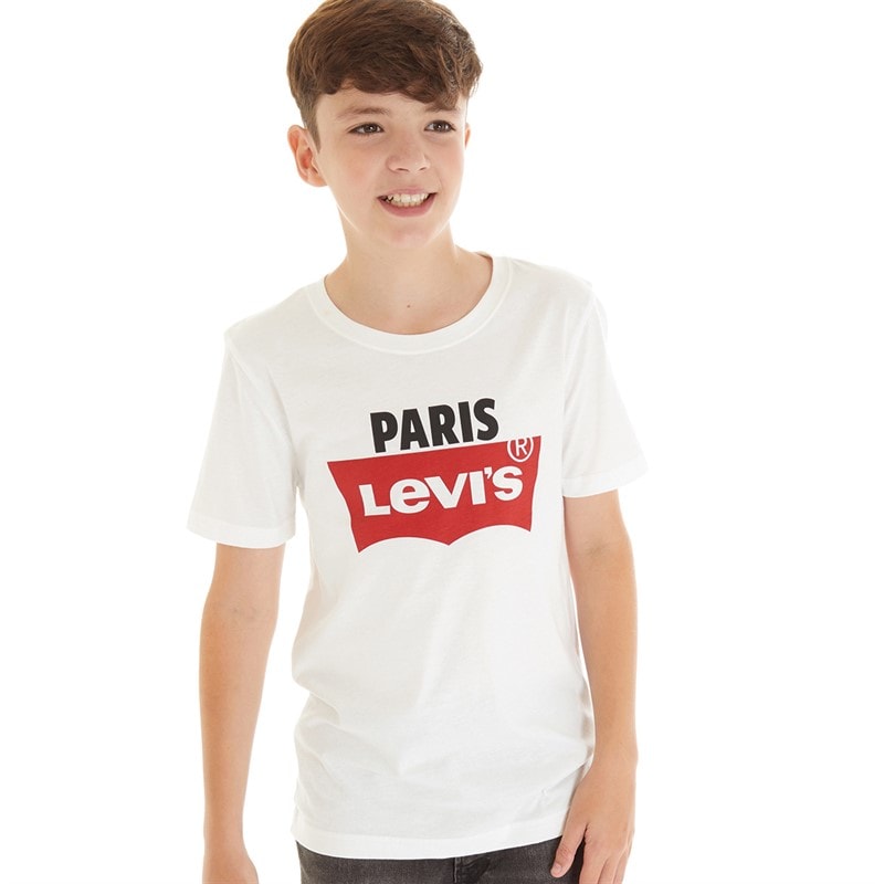 Levi's Boys Destination Paris T-Shirt White