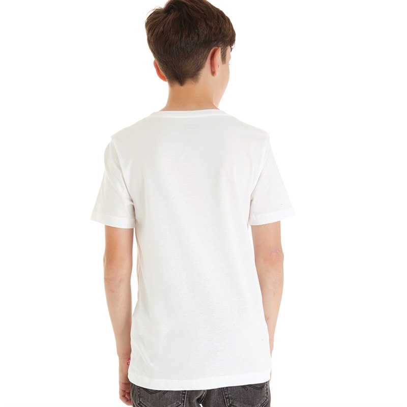 Levi's Boys Destination Paris T-Shirt White - Image 2