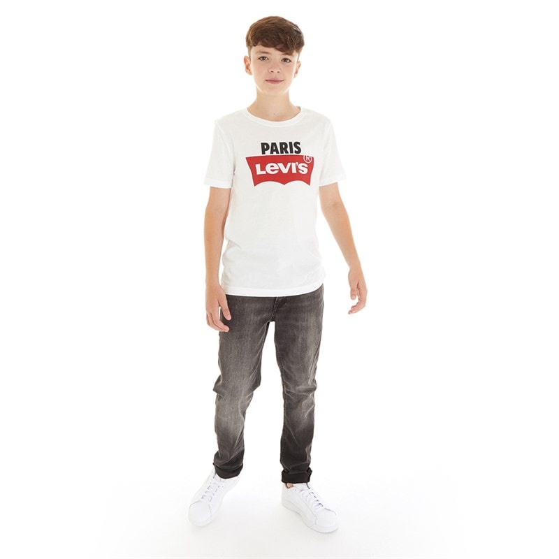 Levi's Boys Destination Paris T-Shirt White - Image 3