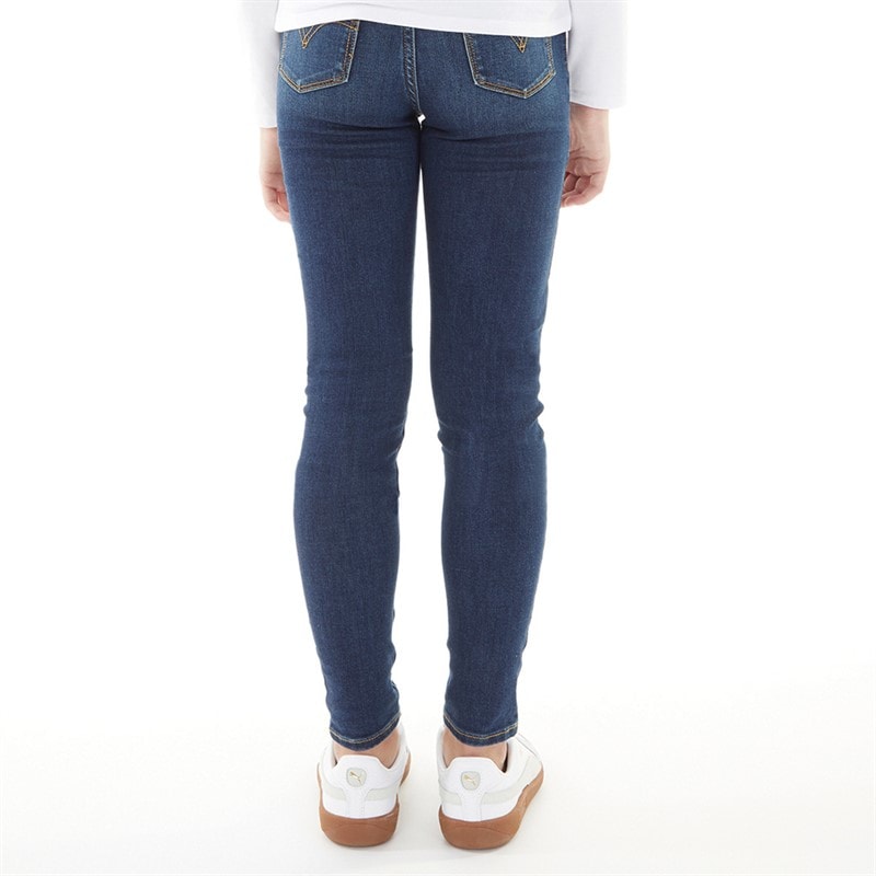 Levi's Girls 720 High Rise Super Skinny Jeans Resilient Blue - Image 2