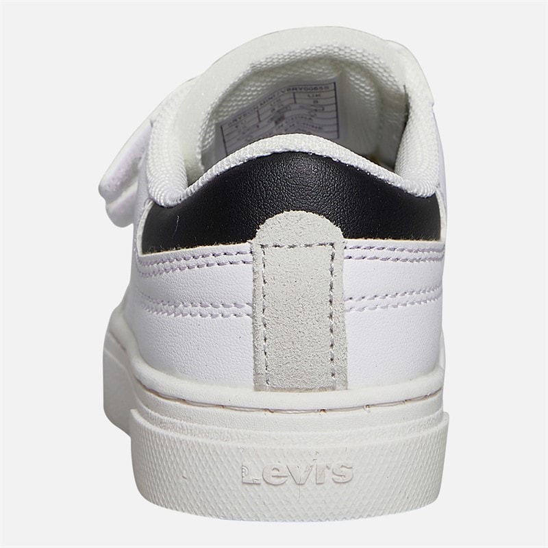 Levi's Infant Boys Bryson Mini Trainers White/Black - Image 3