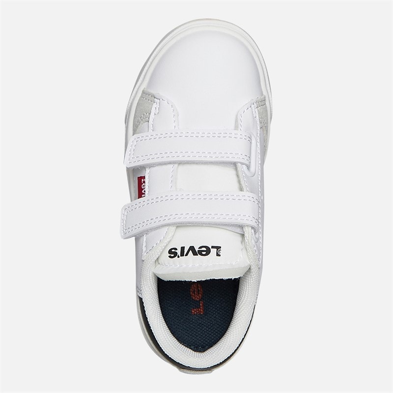 Levi's Infant Boys Bryson Mini Trainers White/Black - Image 4