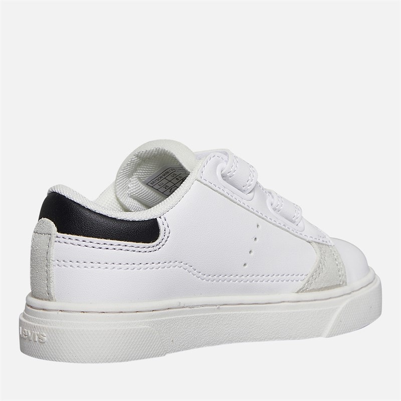 Levi's Infant Boys Bryson Mini Trainers White/Black - Image 5