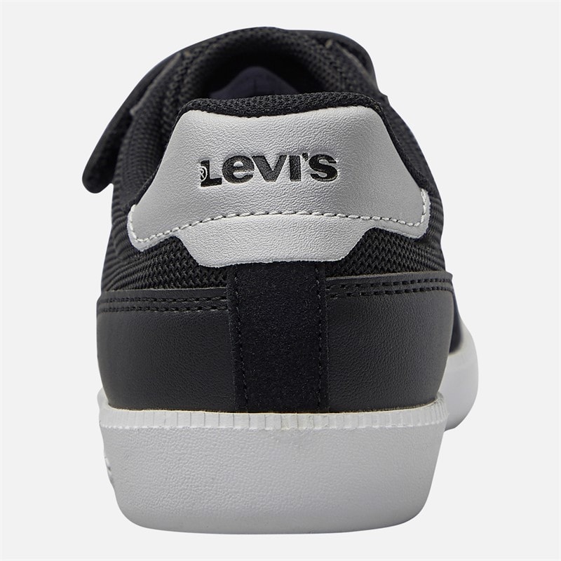 Levi's Girls Jackson Trainers Black/Silver - Image 3