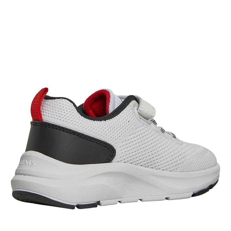 Levi's Infant Boys Hudson Mini Trainers White Black Red - Image 5