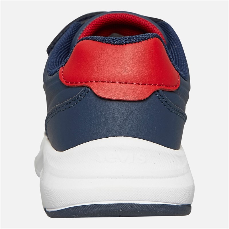 Levi's Boys Larry J Trainers Navy/Red - Image 3