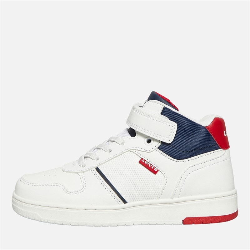 Levi's Boys Kick Mid Trainers White - Image 1