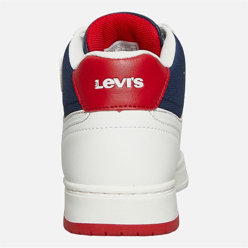 Levi's Boys Kick Mid Trainers White - Image 3
