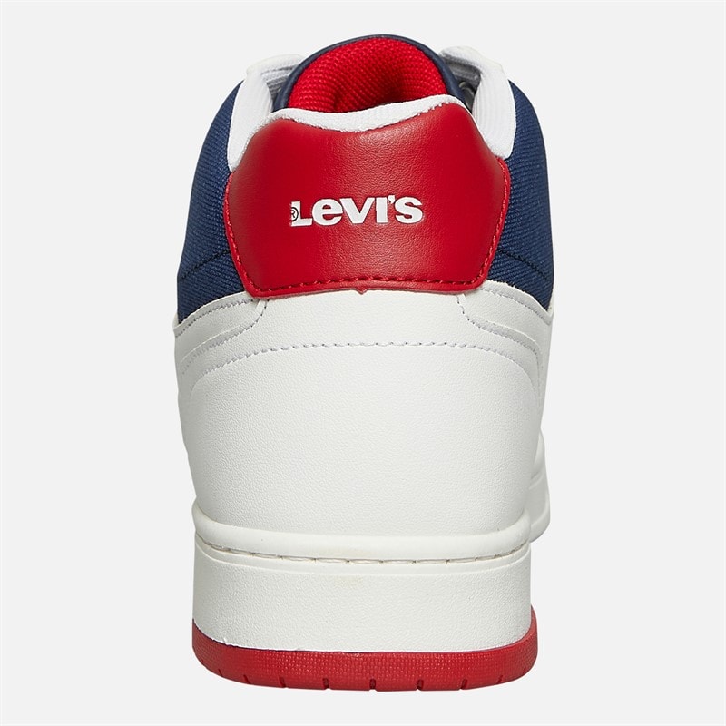 Levi's Junior Boys Kick Mid Trainers White - Image 3