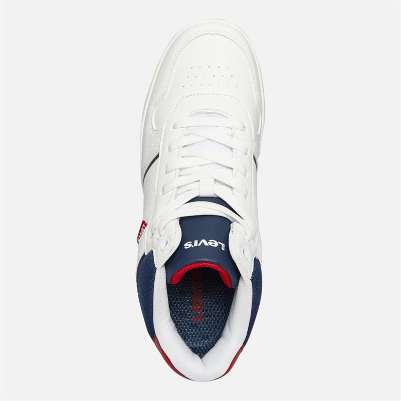 Levi's Junior Boys Kick Mid Trainers White - Image 4