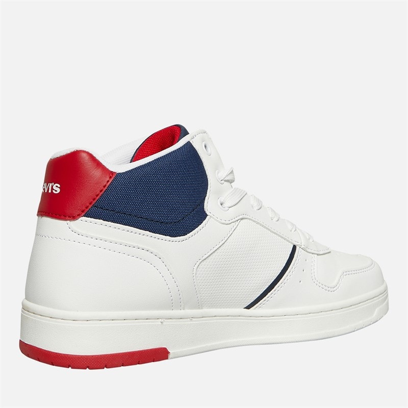Levi's Junior Boys Kick Mid Trainers White - Image 5