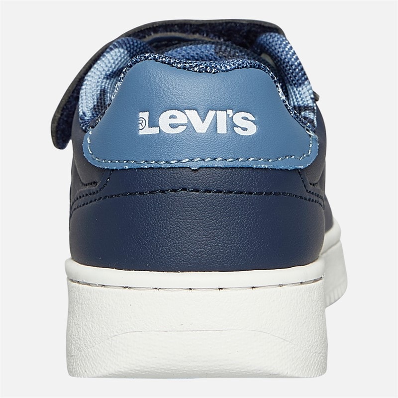 Levi's Boys Kick Mini Trainers Navy/Camo - Image 3