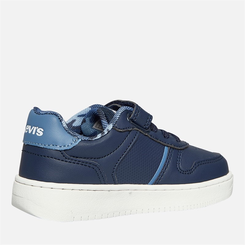 Levi's Boys Kick Mini Trainers Navy/Camo - Image 5