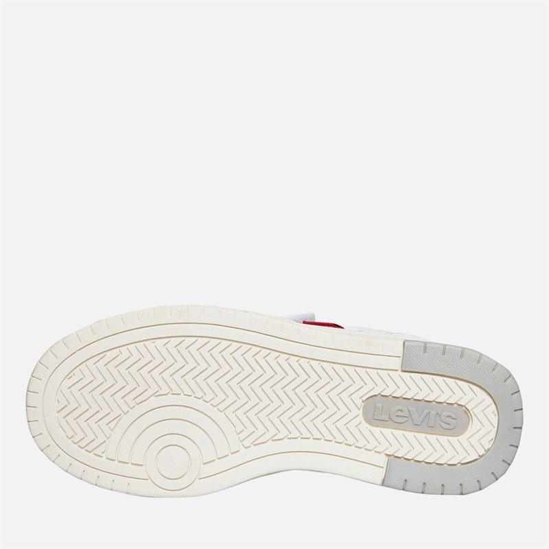 Levi's Girls Kick SE Trainers White/Pink/Glitter White/ Pink/ Glitter - Image 2
