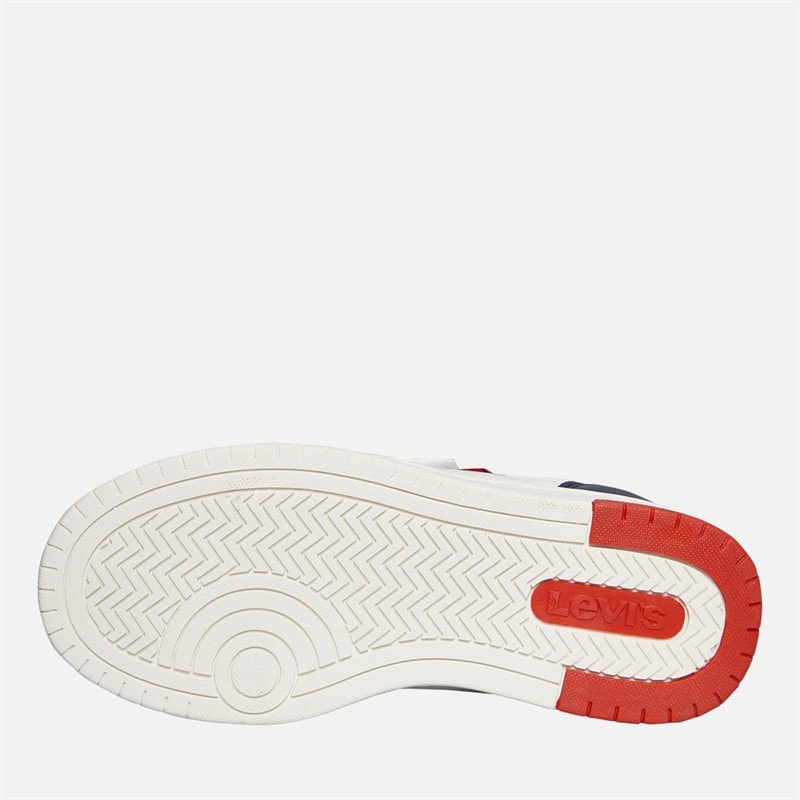 Levi's Boys Kick Ser Trainers Off White/Navy Off White/ Navy - Image 2