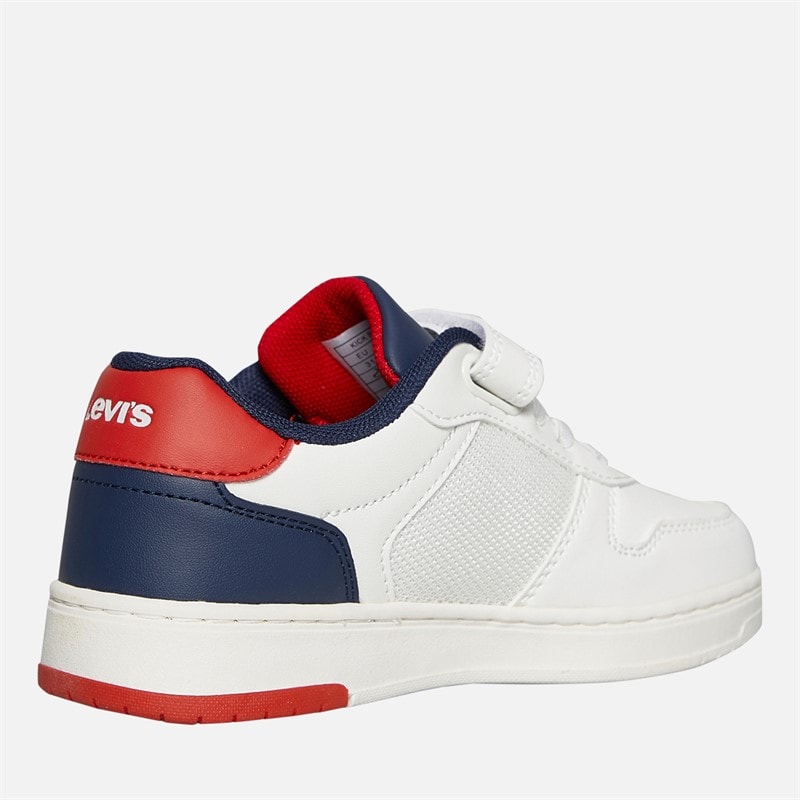 Levi's Boys Kick Ser Trainers Off White/Navy Off White/ Navy - Image 5