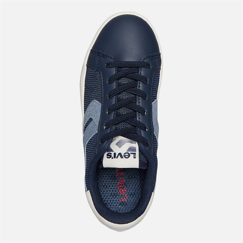 Levi's Kids Swift SR Trainers Navy/Jeans Navy/ Jeans - Image 4