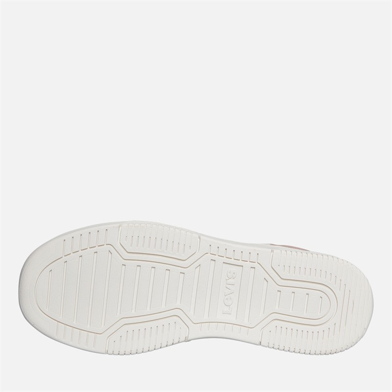 Levi's Junior Girls Maverick Trainers Off White/Blue Off White/ Blue - Image 2