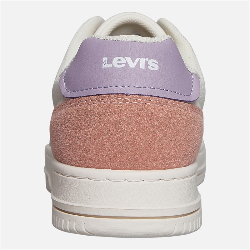 Levi's Junior Girls Maverick Trainers Off White/Blue Off White/ Blue - Image 3
