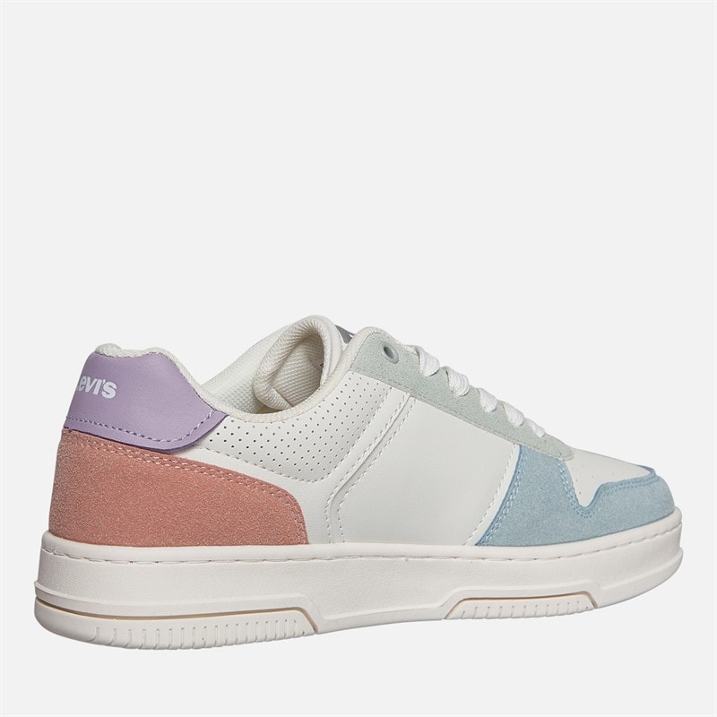 Levi's Junior Girls Maverick Trainers Off White/Blue Off White/ Blue - Image 5