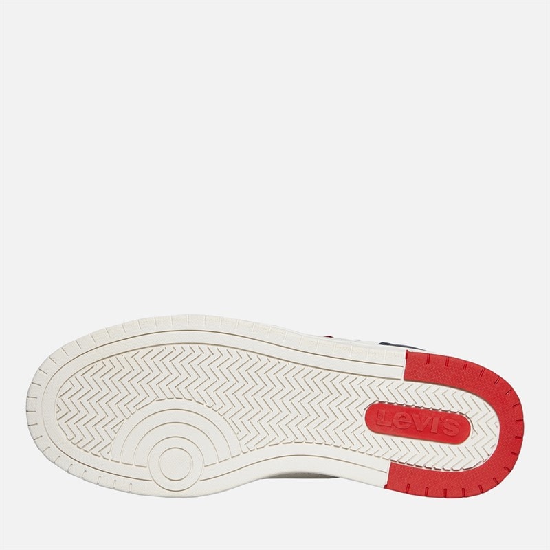 Levi's Junior Boys Kick Ser Trainers Off White/Navy Off White/ Navy - Image 2