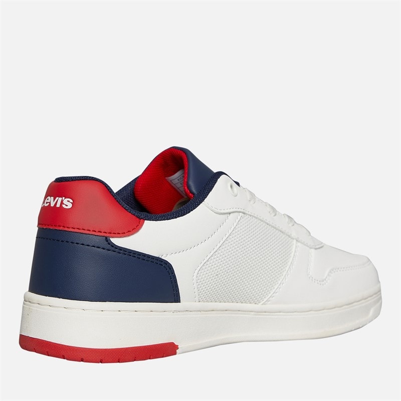 Levi's Junior Boys Kick Ser Trainers Off White/Navy Off White/ Navy - Image 5