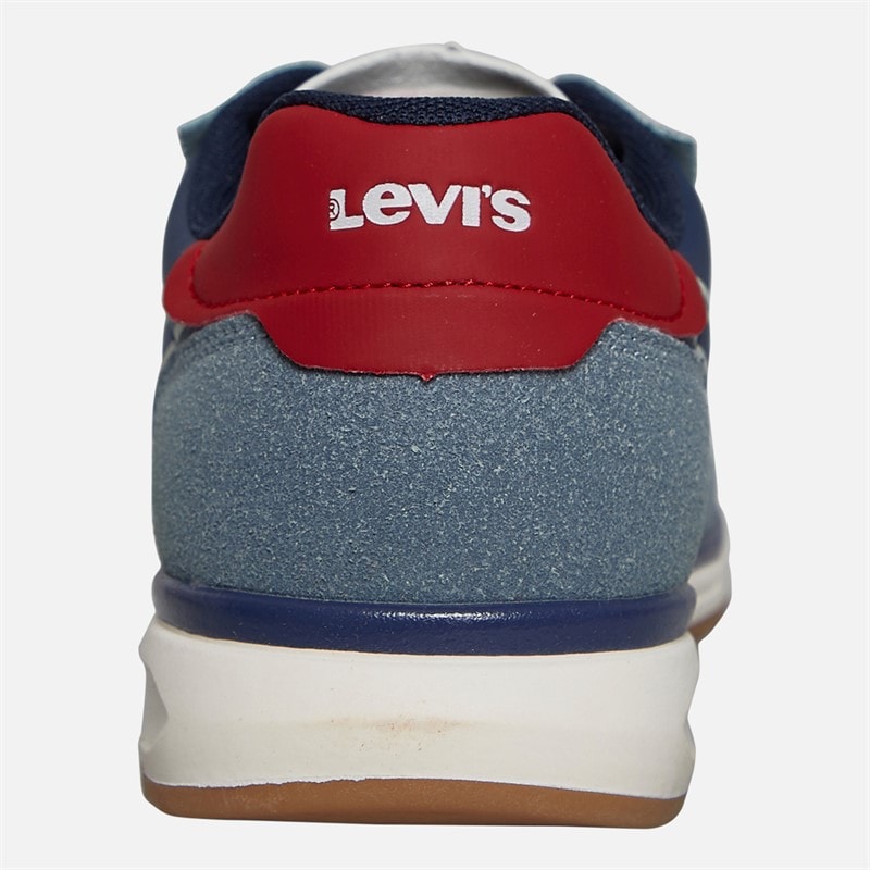 Levi's Junior Carl SR Trainers Navy/Red Navy/ Red - Image 3