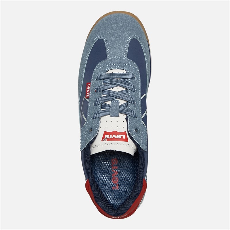 Levi's Junior Carl SR Trainers Navy/Red Navy/ Red - Image 4