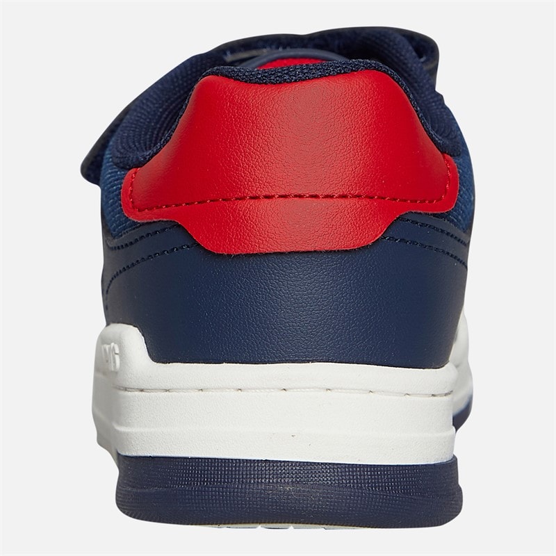 Levi's Boys John Ser Trainers Navy/Red Navy/ Red - Image 3