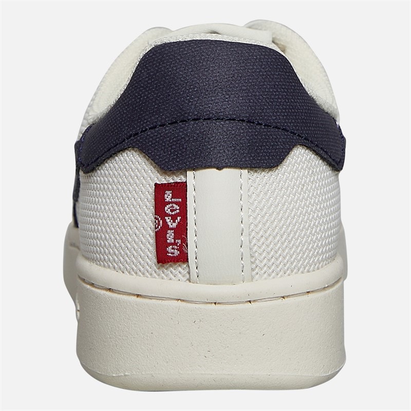 Levi's Kids Swift SR Trainers Off White/Navy Off White/ Navy - Image 3