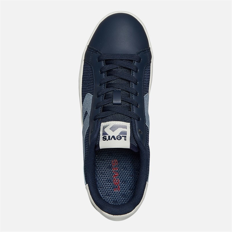 Levi's Junior Swift SR Trainers Navy/Jeans Navy/ Jeans - Image 4