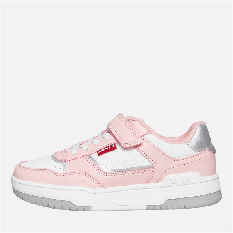 Levi's Girls John Ser Trainers Pink/White Pink/ White - Image 1