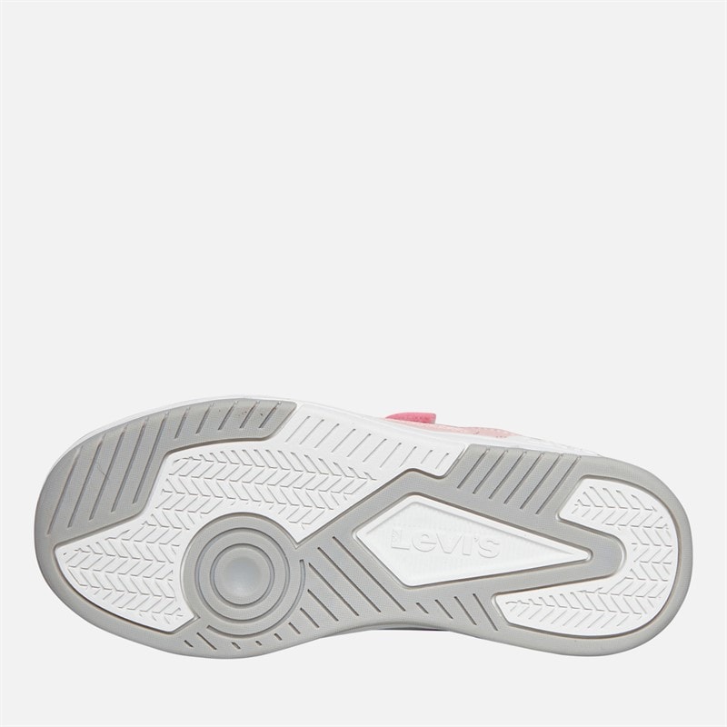 Levi's Girls John Ser Trainers Pink/White Pink/ White - Image 2