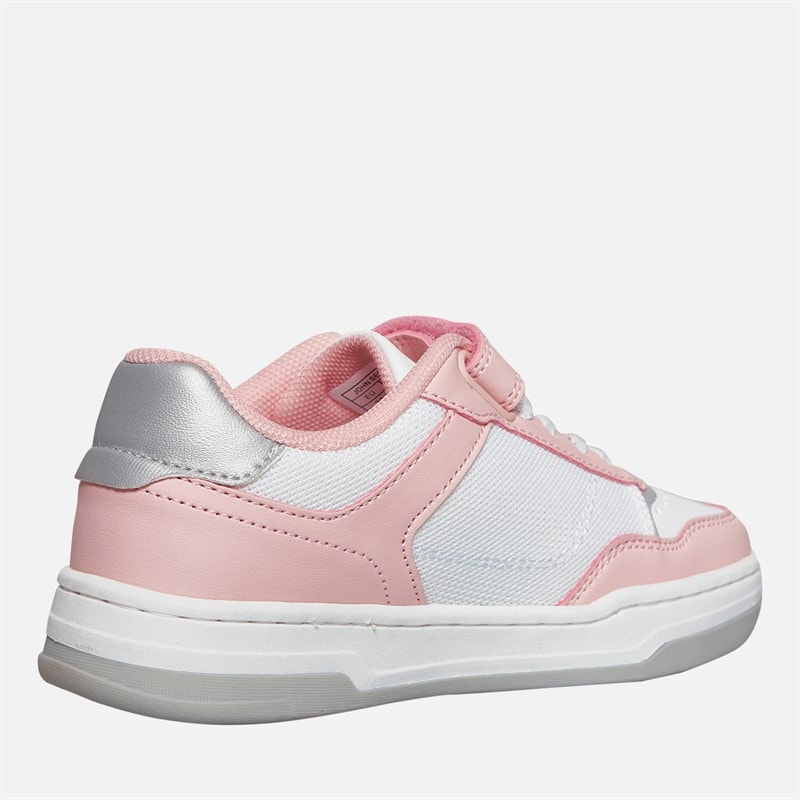 Levi's Girls John Ser Trainers Pink/White Pink/ White - Image 5