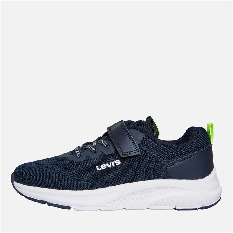 Levi's Boys Hudson Trainers Navy/Yellow Navy/ Yellow - Image 1